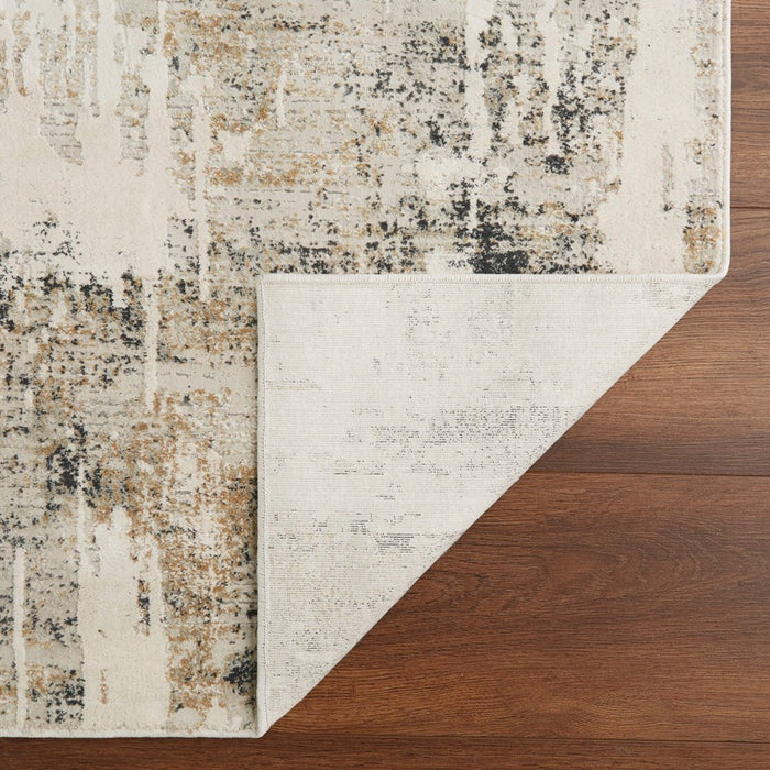 Lavin Rugs T2054 Kemer 6'7" x 9'6" Painterly Rug, Cream/Mineral
