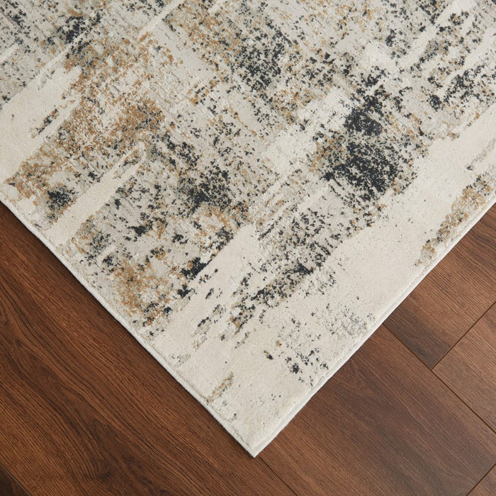 Lavin Rugs T2054 Kemer 9'10" x 13'2" Painterly Rug, Cream/Mineral