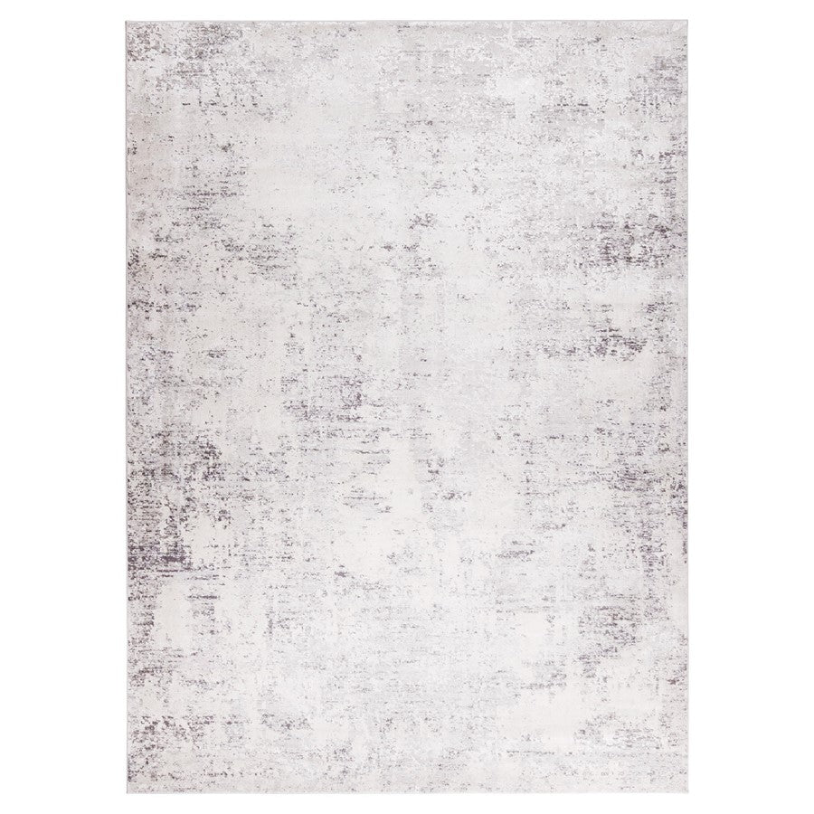 Lavin Rugs T2055 Kemer 5'3" x 7'6" Painterly Rug, Cream/Mineral - T2055-0507