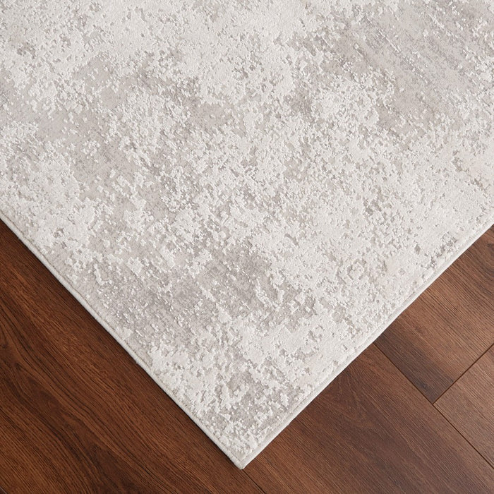 Lavin Rugs T2055 Kemer 5'3" x 7'6" Painterly Rug, Cream/Mineral