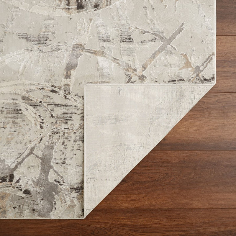Lavin Rugs T2056 Kemer 2' x 3' Painterly Rug, Cream/Mineral Tones