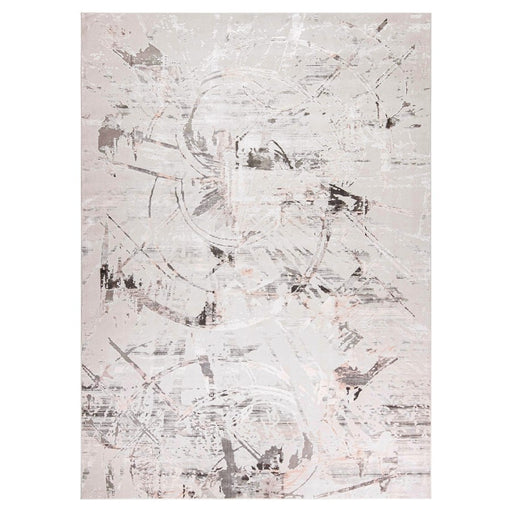 Lavin Rugs T2056 Kemer 9'10" x 13'2" Painterly Rug, Cream/Mineral - T2056-1013