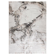 Lavin Rugs T2057 Kemer 2' x 3' Brush Stroke Rug, Cream/Mineral - T2057-0203
