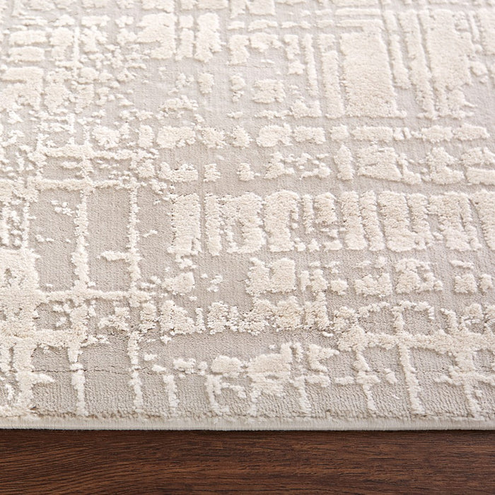 Lavin Rugs T2058 Kemer 9'10" x 13'2" Weave Rug, Cream/Ivory/White