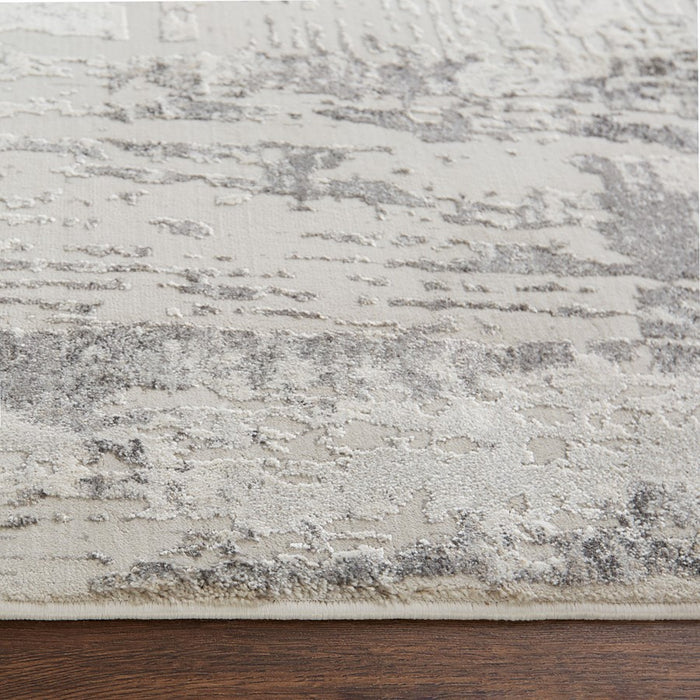 Lavin Rugs T2059 Kemer 2' x 3' Painterly Rug, Cream/Mineral Tones