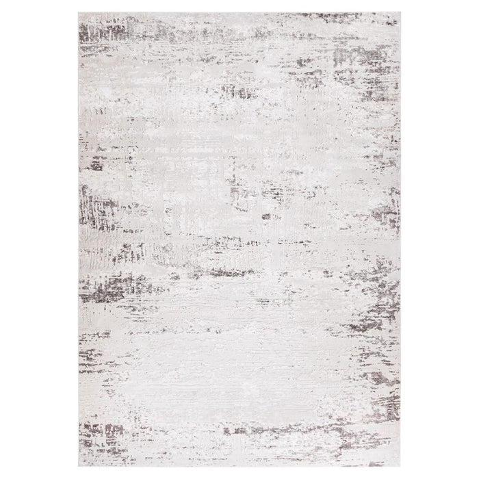 Lavin Rugs T2059 Kemer 5'3" x 7'6" Painterly Rug, Cream/Mineral - T2059-0507