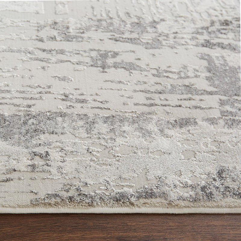 Lavin Rugs T2059 Kemer 7'10" x 10'10" Painterly Rug, Cream/Mineral