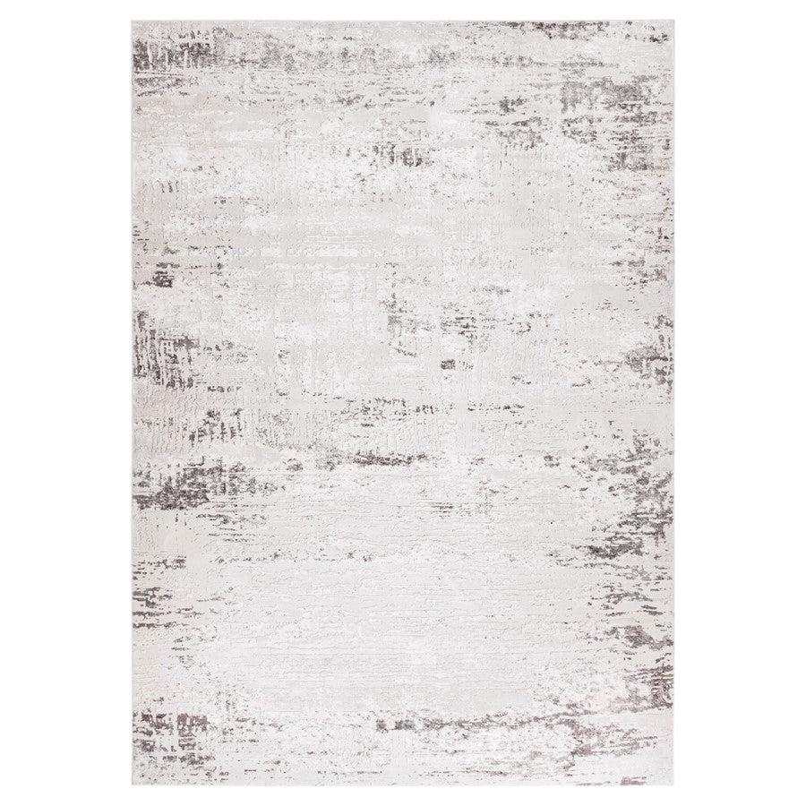 Lavin Rugs T2059 Kemer 9'10" x 13'2" Painterly Rug, Cream/Mineral - T2059-1013