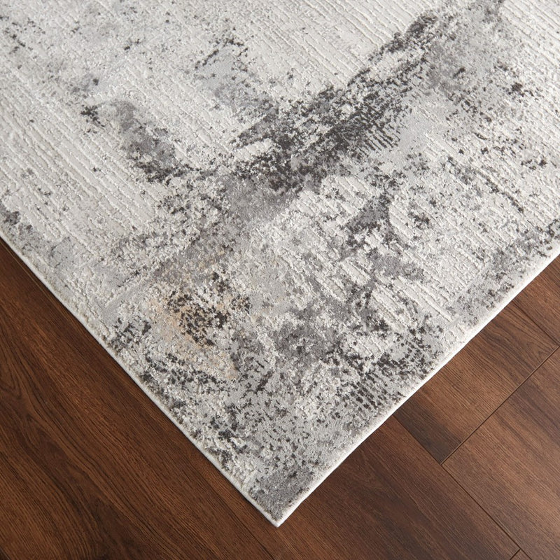 Lavin Rugs T2061 Kemer 2' x 3' Painterly Rug, Cream/Mineral Tones