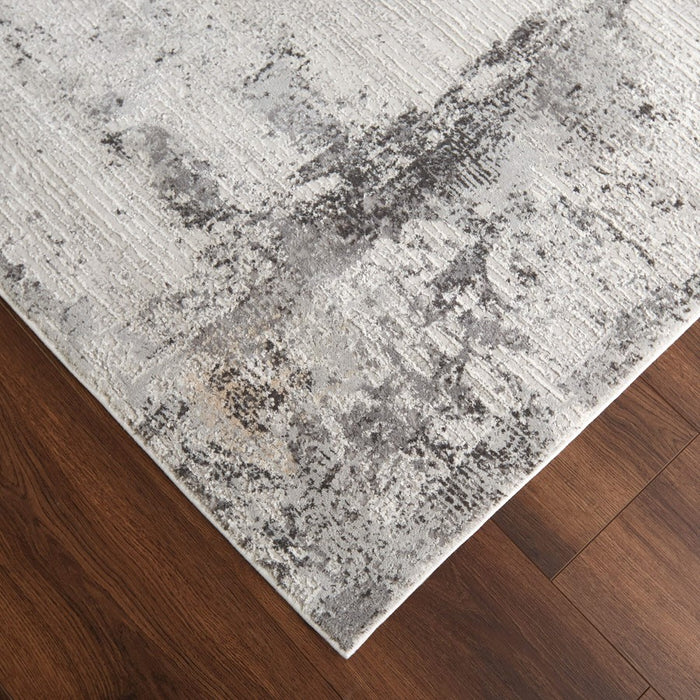 Lavin Rugs T2061 Kemer 2' x 3' Painterly Rug, Cream/Mineral Tones