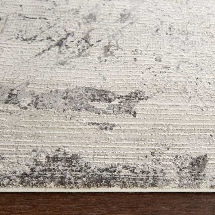 Lavin Rugs T2061 Kemer 5'3" x 7'6" Painterly Rug, Cream/Mineral