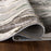 Lavin Rugs T2063 Zaria 2' x 3' Marbled Rug, Grey Cream/Earth Tones