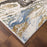 Lavin Rugs T2063 Zaria 2' x 3' Marbled Rug, Grey Cream/Earth Tones