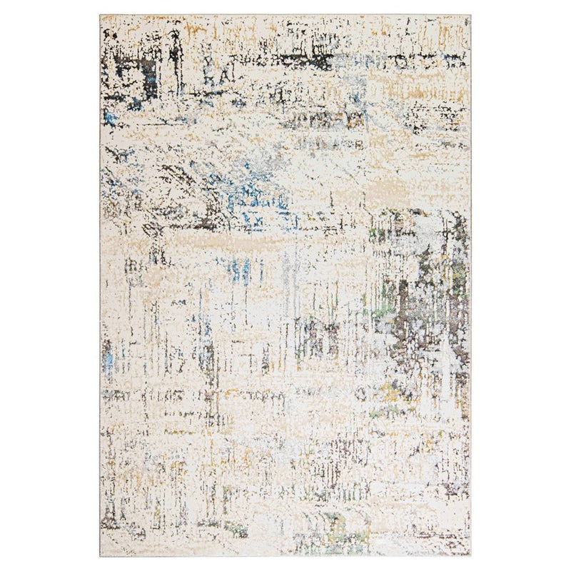 Lavin Rugs T2064 Zaria 2' x 3' Painterly Rug, Grey Cream/Mineral - T2064-0203