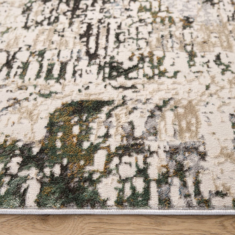Lavin Rugs T2064 Zaria 2' x 3' Painterly Rug, Grey Cream/Mineral