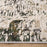 Lavin Rugs T2064 Zaria 2' x 3' Painterly Rug, Grey Cream/Mineral