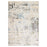 Lavin Rugs T2064 Zaria 5'3" x 7'6" Painterly Rug, Cream/Mineral - T2064-0507