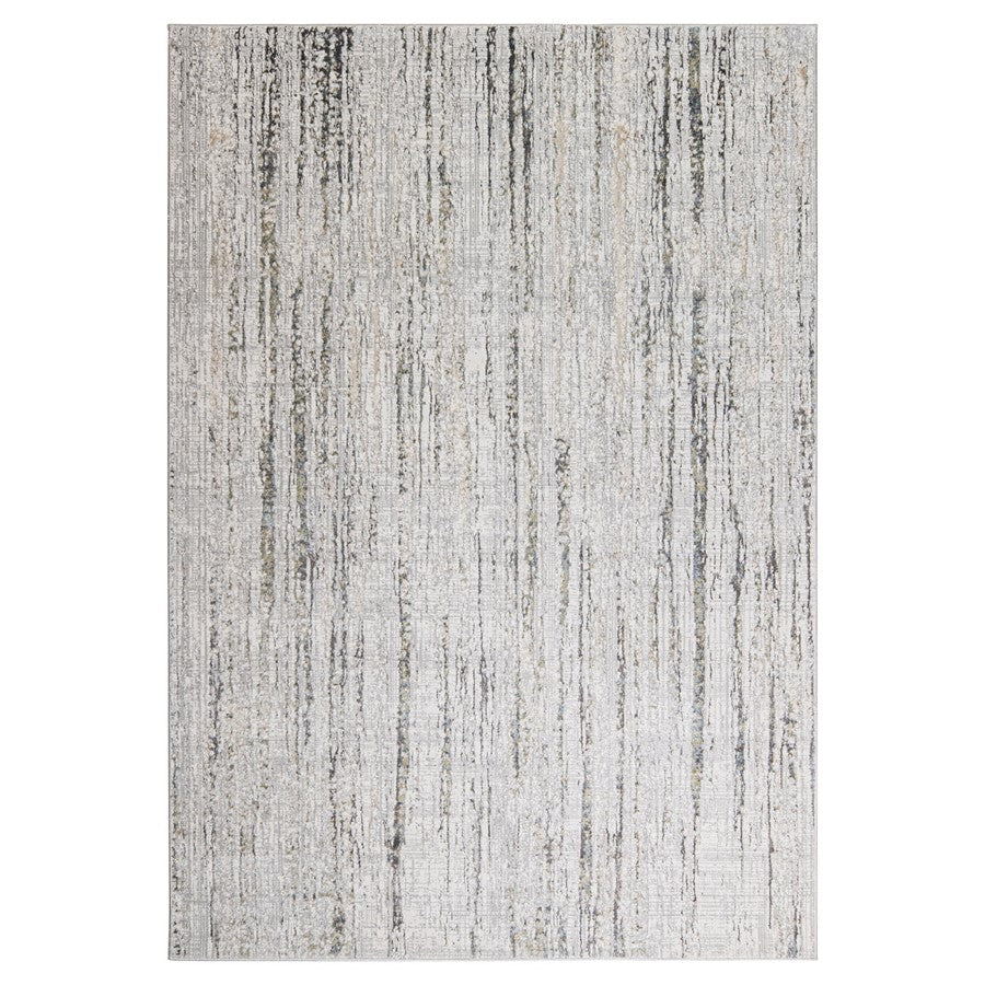 Lavin Rugs T2066 Zaria 2' x 3' Heathered Rug, Grey Cream/Mineral - T2066-0203