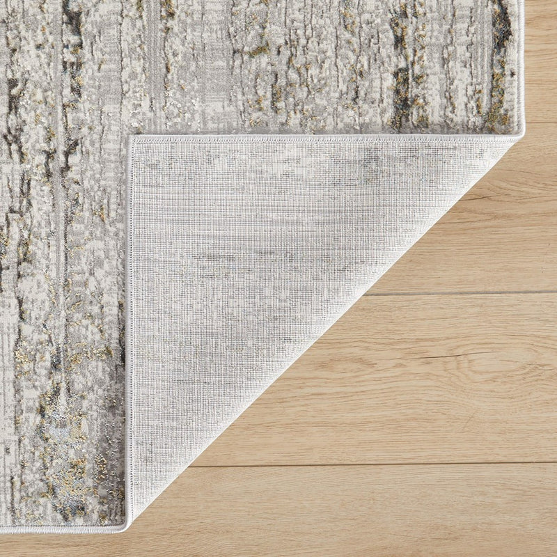 Lavin Rugs T2066 Zaria 2' x 3' Heathered Rug, Grey Cream/Mineral