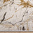 Lavin Rugs T2067 Zaria 7'10" Striations Round Rug, Cream/Earth