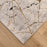 Lavin Rugs T2067 Zaria 7'10" Striations Round Rug, Cream/Earth
