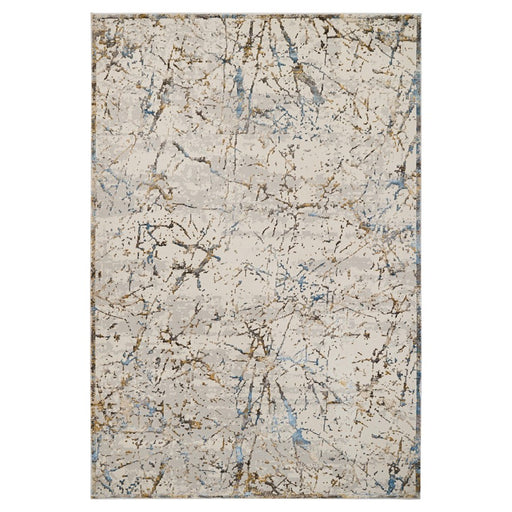 Lavin Rugs T2070 Zaria 2' x 3' Striations Rug, Cream/Earth - T2070-0203