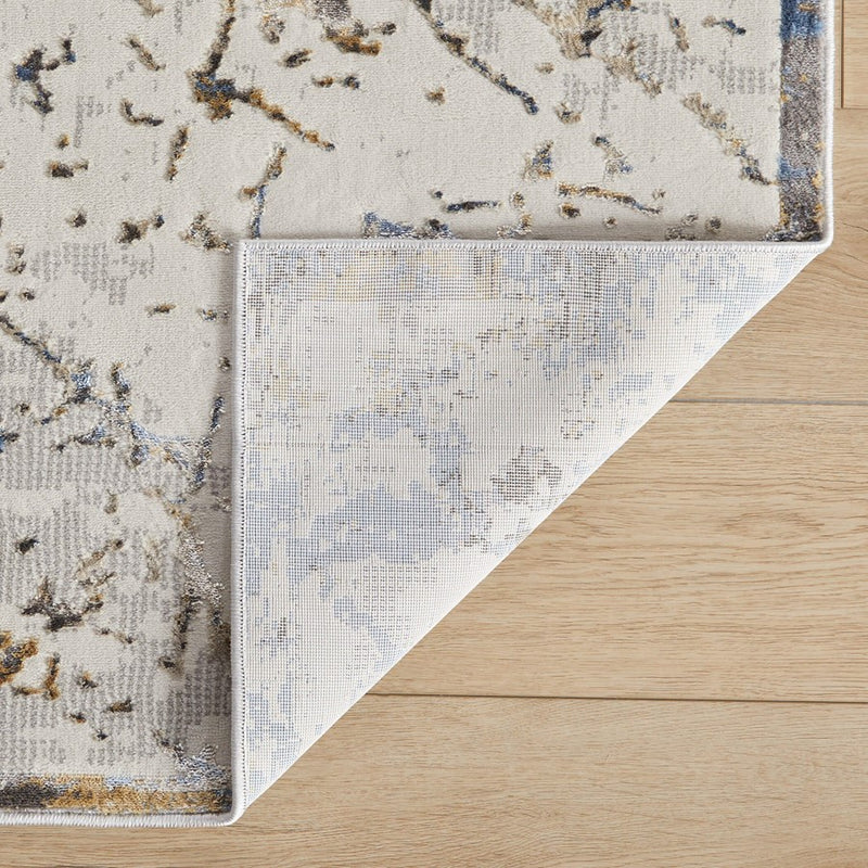 Lavin Rugs T2070 Zaria 2' x 3' Striations Rug, Cream/Earth