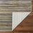 Lavin Rugs T2071 Zaria 2' x 3' Stripe Rug, Grey Cream/Earth Tones