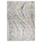 Lavin Rugs T2072 Zaria 6'7" x 9'6" Waves Rug, Grey Cream/Earth - T2072-0609