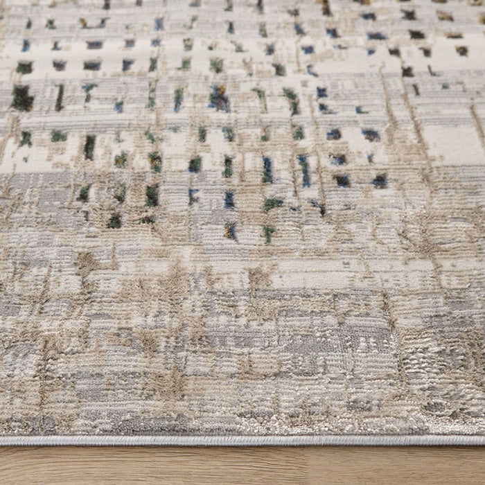Lavin Rugs T2074 Zaria 6'7" x 9'6" Weave Rug, Grey Cream/Earth