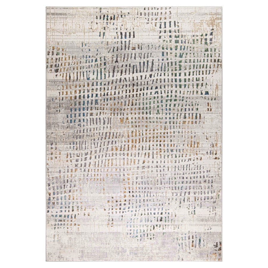 Lavin Rugs T2074 Zaria 7'10" x 10'10" Weave Rug, Grey Cream/Earth - T2074-0811