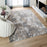 Lavin Rugs T4001 Besni 7'10"x10'10" Striations Rug, Gold Silver/Min