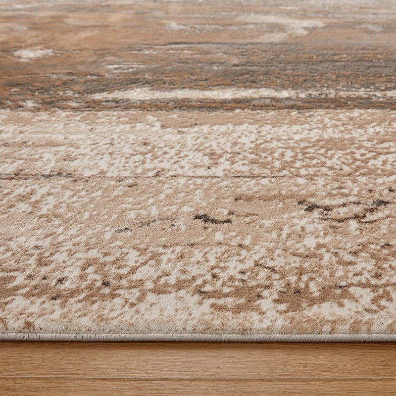 Lavin Rugs T4003 Besni 6'7" x 9'6" Painterly Rug, Grey Gold/Earth