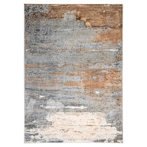Lavin Rugs T4003 Besni 9'10" x 13'2" Painterly Rug, Grey Gold/Earth - T4003-1013
