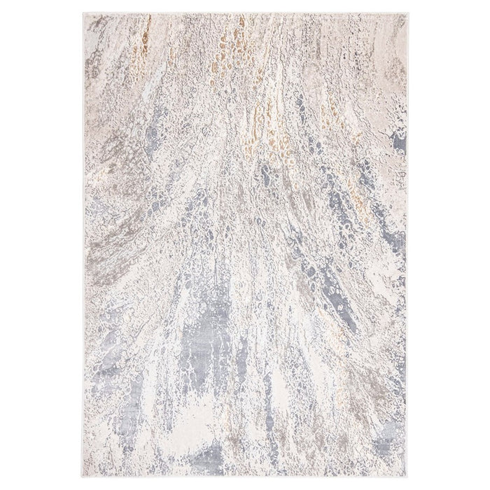 Lavin Rugs T4007 Besni 5'3" x 7'6" Marbled Rug, Grey Gold/Mineral - T4007-0507
