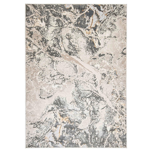 Lavin Rugs T4008 Besni 5'3" x 7'6" Marbled Rug, Grey Gold/Earth - T4008-0507