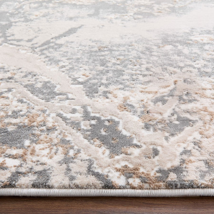 Lavin Rugs T4008 Besni 6'7" x 9'6" Marbled Rug, Grey Gold/Earth