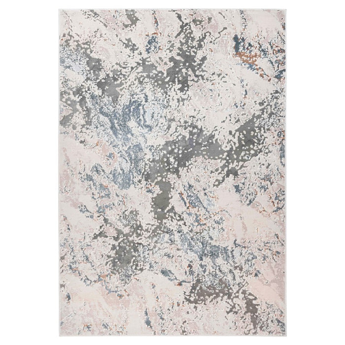 Lavin Rugs T4009 Besni 9'10" x 13'2" Marbled Rug, Grey Gold/Mineral - T4009-1013