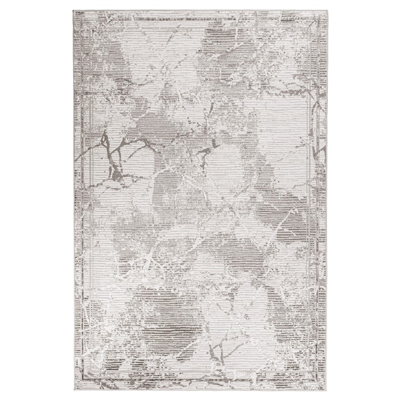 Lavin Rugs T4012 Greta 2' x 3' Striations Rug, Silver/Silver - T4012-0203
