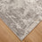 Lavin Rugs T4012 Greta 2'8"x7'10" Striations Runner, Silver/Silver