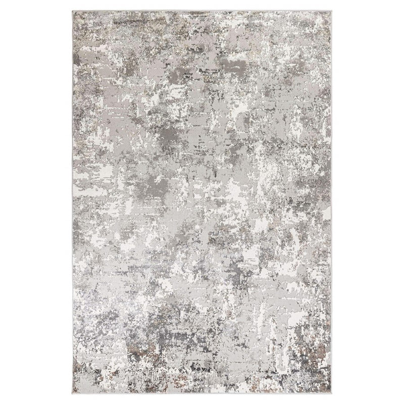Lavin Rugs T4013 Greta 2' x 3' Painterly Rug, Grey Silver/Silver - T4013-0203