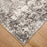 Lavin Rugs T4014 Greta 2'8" x 7'10" Painterly Runner, Silver/Blue