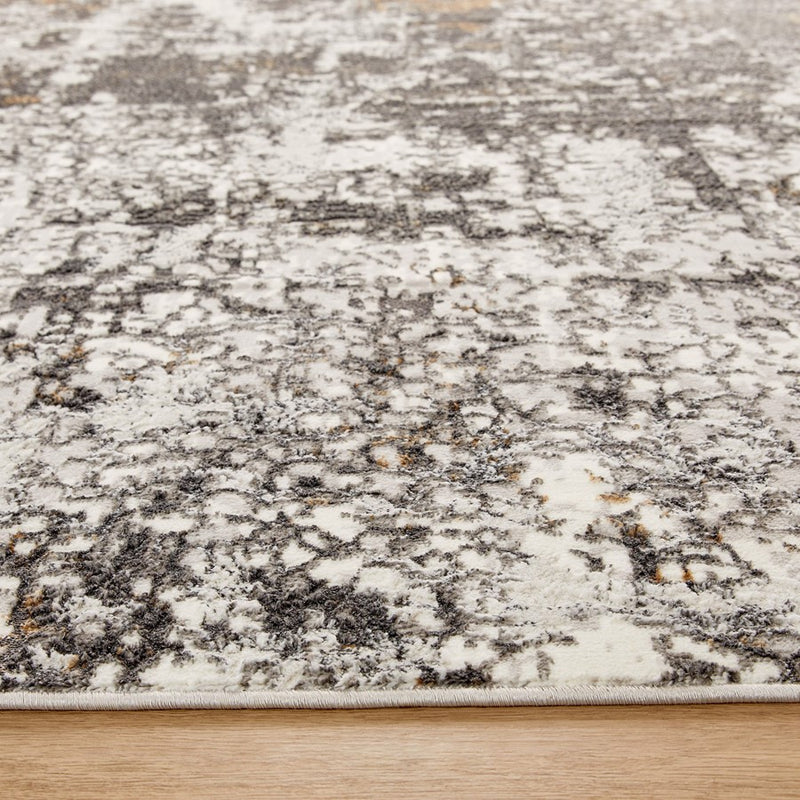 Lavin Rugs T4014 Greta 7'10" x 10'10" Painterly Rug, Silver/Blue