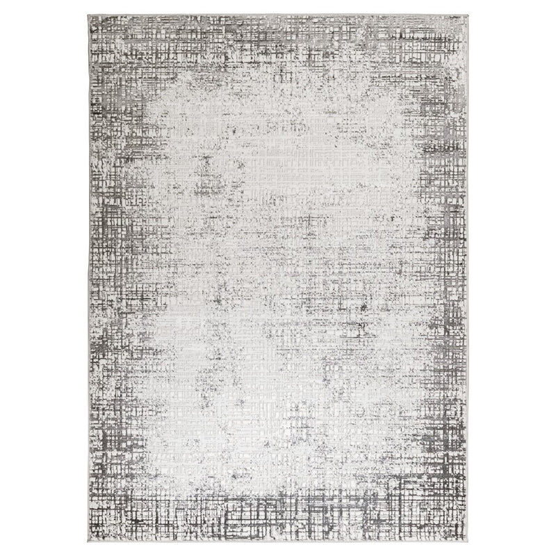 Lavin Rugs T4015 Greta 2' x 3' Weave Rug, Grey Silver/Silver - T4015-0203