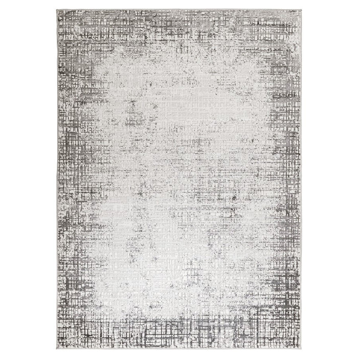 Lavin Rugs T4015 Greta 6'7" x 9'6" Weave Rug, Grey Silver/Silver - T4015-0609