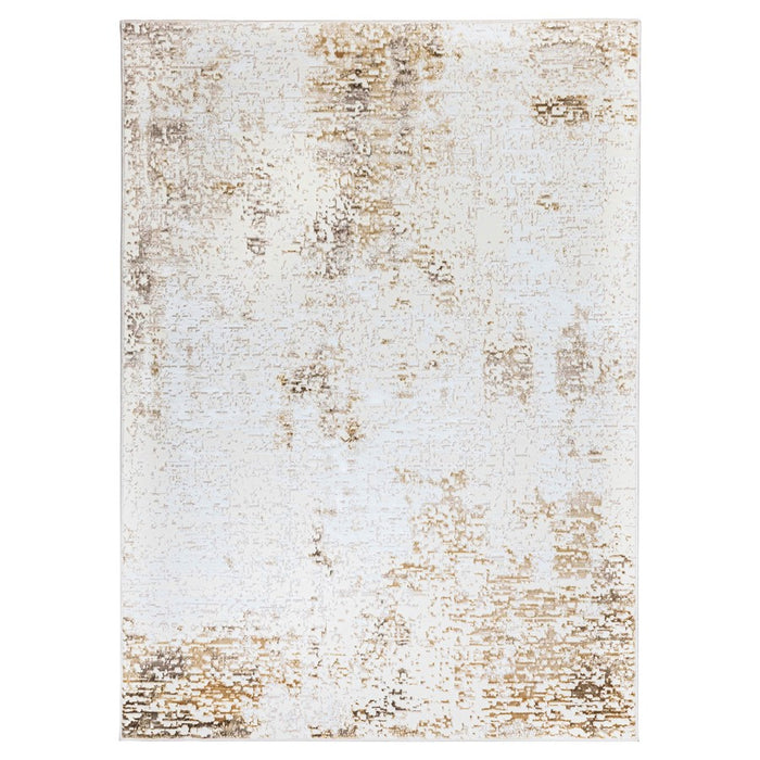 Lavin Rugs T4017 Livia 6'7" x 9'6" Painterly Rug, Gold/Mineral - T4017-0609
