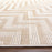 Lavin Rugs T4019 Livia 2'8" x 7'10" Geo Runner, Cream Gold/Gold