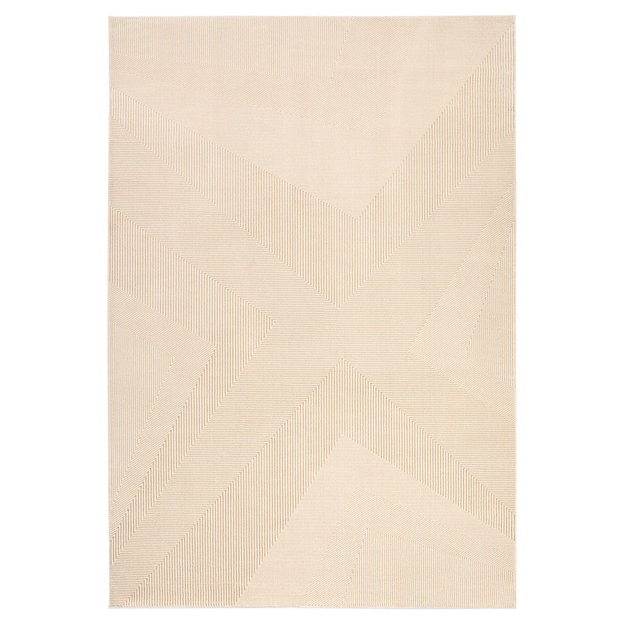 Lavin Rugs T4020 Livia 7'10" x 10'10" Geo Rug, Cream Gold/Gold - T4020-0811