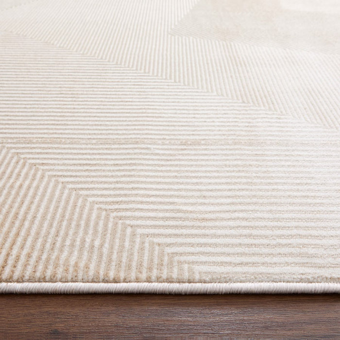 Lavin Rugs T4020 Livia 7'10" x 10'10" Geo Rug, Cream Gold/Gold