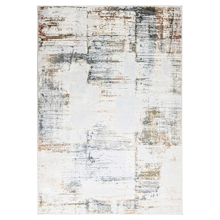 Lavin Rugs T4023 Salim 5'3" x 7'6" Painterly Rug, Grey Gold/Earth - T4023-0507